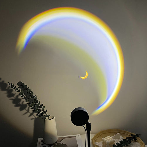 SunGlow™ LED Sunset & Rainbow Projection Lamp - USB supported