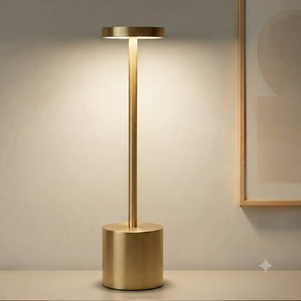 LUMINEX Glow Sphere – Portable Cordless LED Lamp, Touch Dimmer