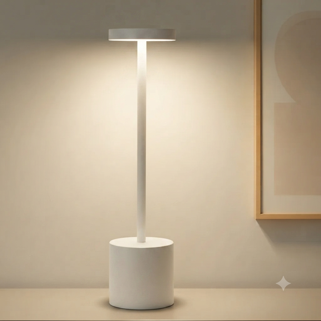 LUMINEX Glow Sphere – Portable Cordless LED Lamp, Touch Dimmer