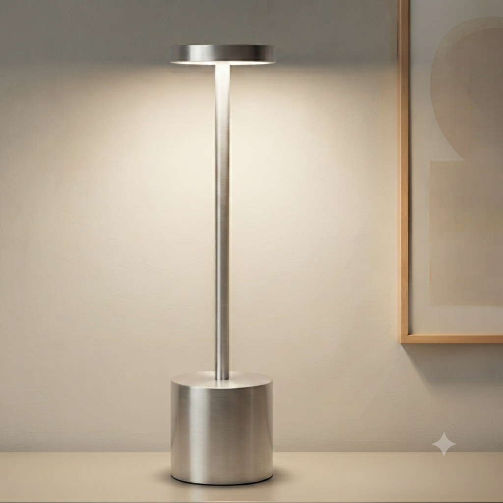 LUMINEX Glow Sphere – Portable Cordless LED Lamp, Touch Dimmer